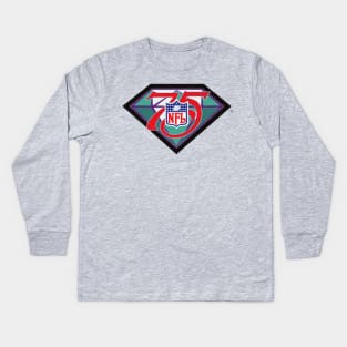 NFL 75th Anniversary Celebration Kids Long Sleeve T-Shirt